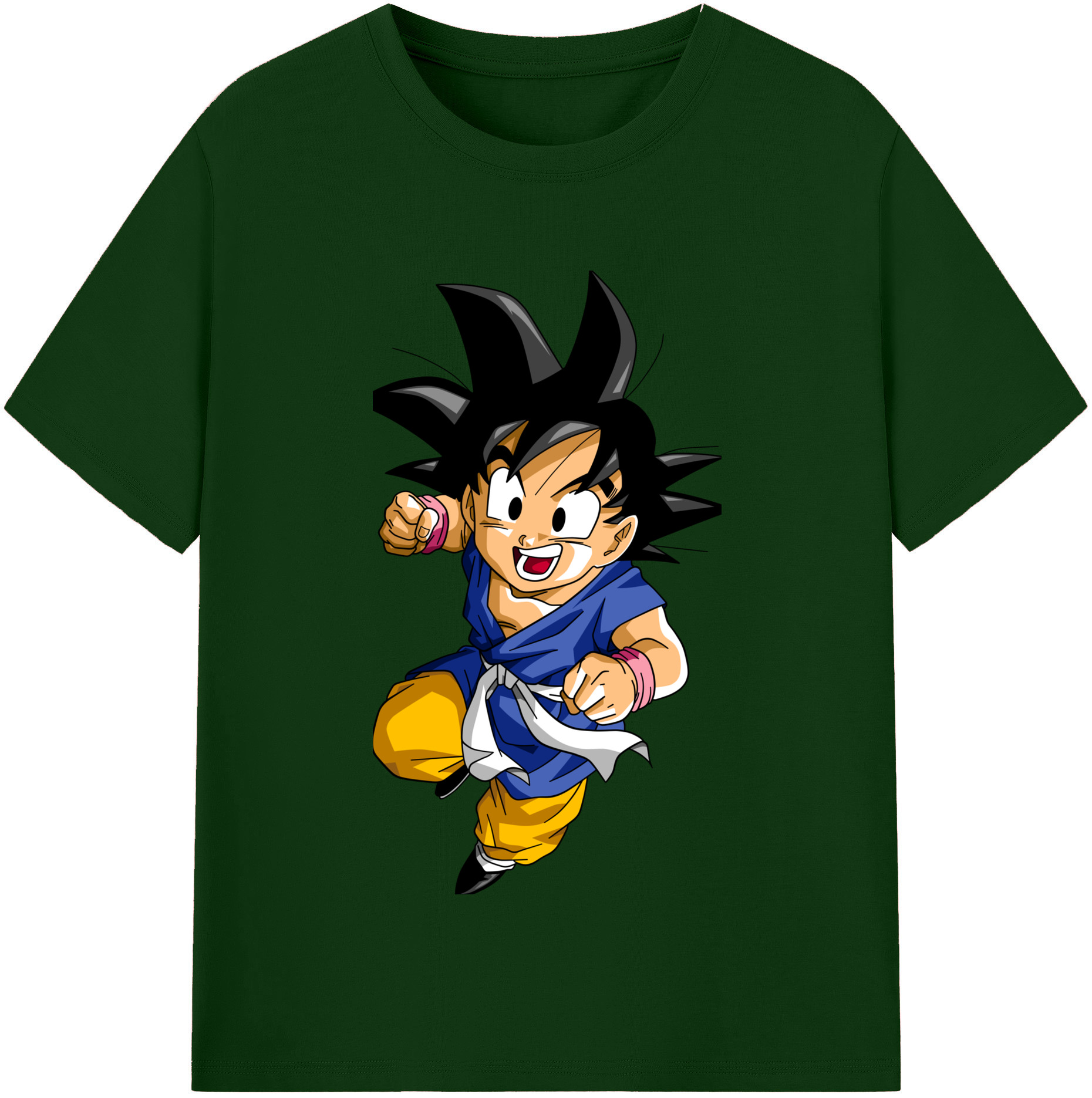 （画像用） ドラゴンボール 孫悟天 そん ごてん DRAGON BALL Son Goten 綿100％半袖Tシャツ（フロントプリント）